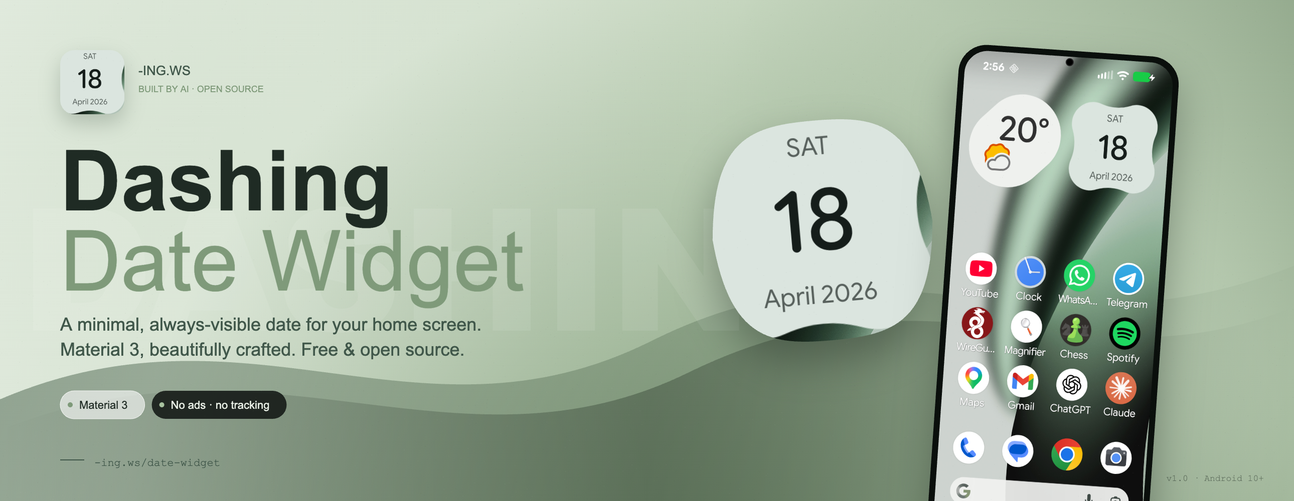 Dashing Date Widget